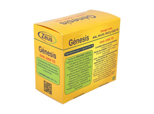 Genesis Dha Tg 1000 Omega 3 120Cap.