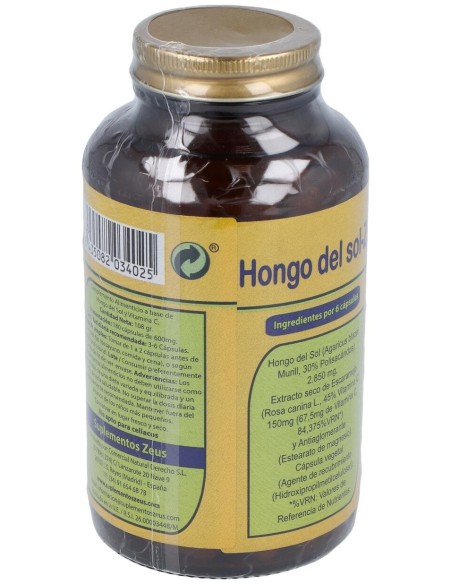 Hongo Del Sol 180Cap.