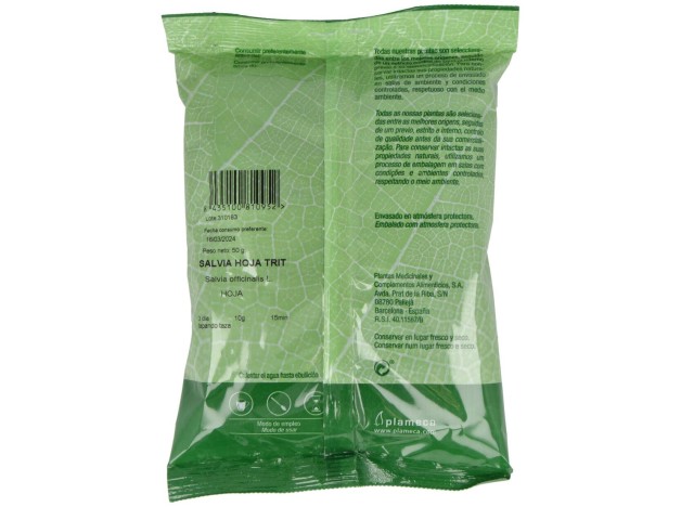 Salvia Lavandulifolia Hoja Trit. Bolsa 50Gr.