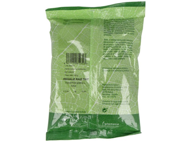 Plameca Regaliz Hierba Triturada 100G