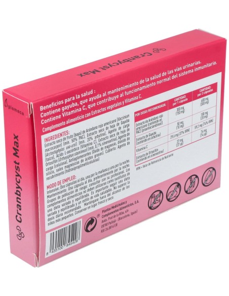 Plameca Cranbycyst Max 30Caps Vegs