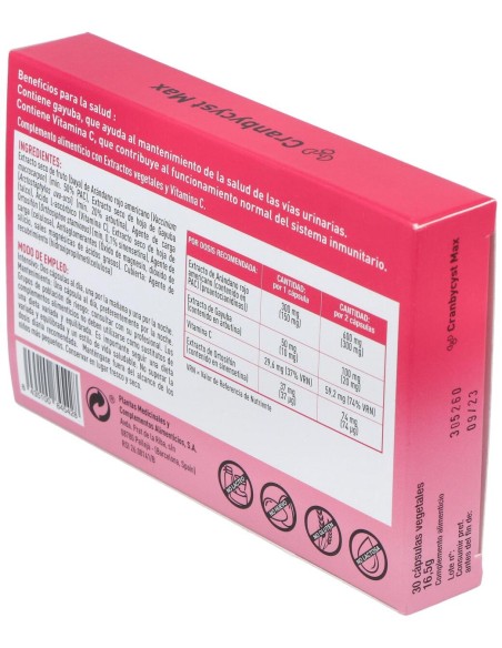 Plameca Cranbycyst Max 30Caps Vegs