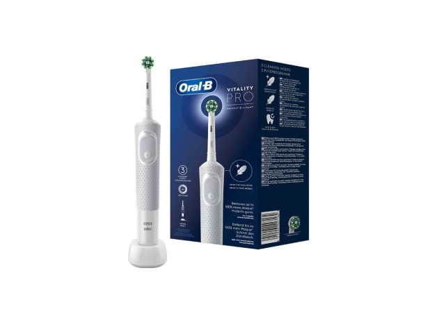 Cepillo Eléctrico Oral-B Vitality Pro Protect X Clean Blanco