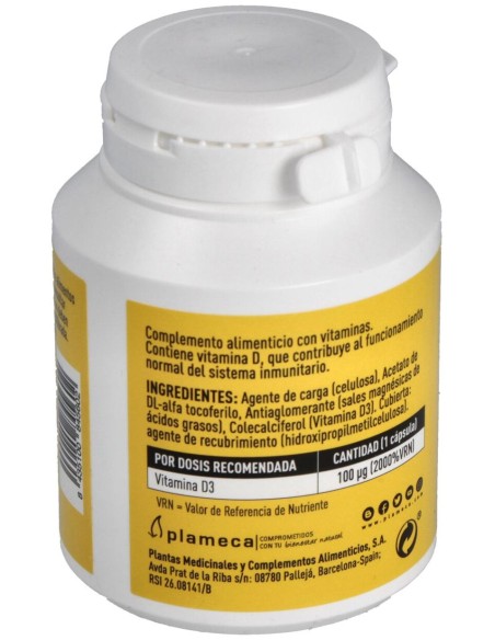 Plameca Vitamina D3 4000 Ui