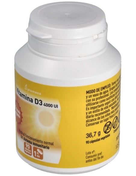 Plameca Vitamina D3 4000 Ui