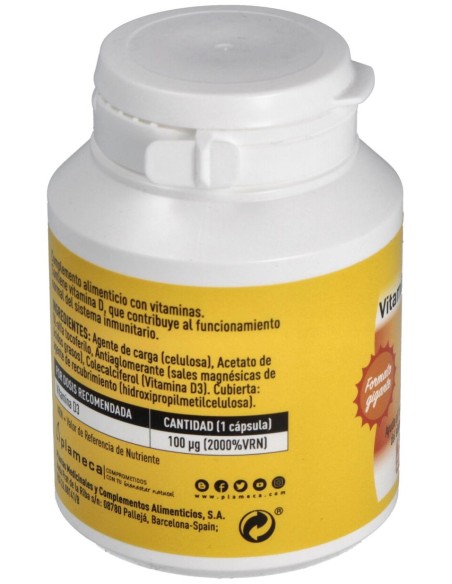 Plameca Vitamina D3 4000 Ui