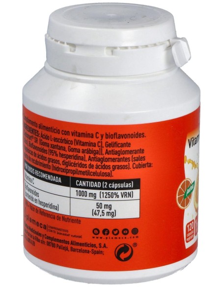 Plameca Vitamina C Pura 1000Mg 120Caps Vegs