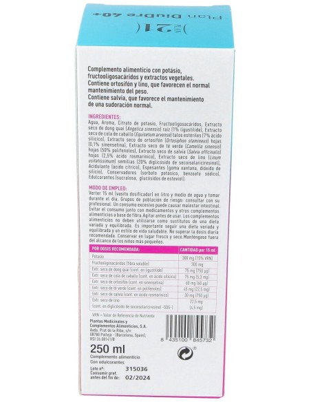 Plan Diudre 40+ 250Ml. Plan 21