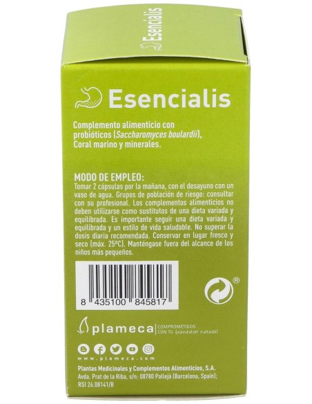 Esencialis Probiotico Reparador 60Cap.