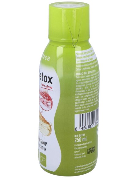 Ber-Detox Sabor Fresa 250Ml.