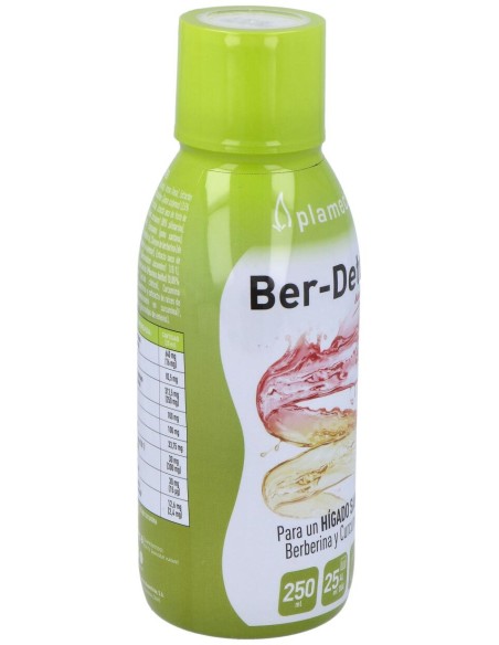 Ber-Detox Sabor Fresa 250Ml.