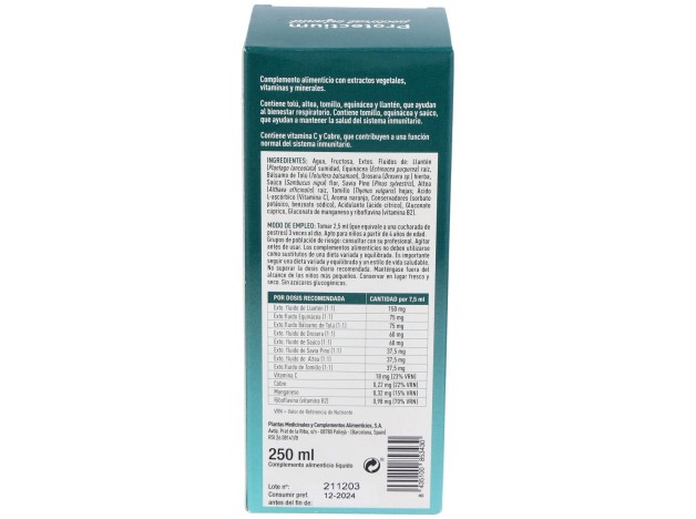Protectium Pectoral Infantil Jarabe 250Ml.