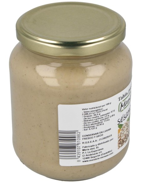 Pure De Sesamo Blanco 675Gr. Bio
