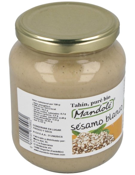 Pure De Sesamo Blanco 675Gr. Bio