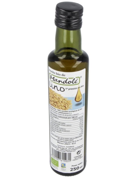 Mandole Aceite De Lino Bio 250Ml