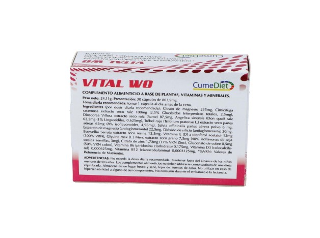 Cumediet Vital Wo 30Caps