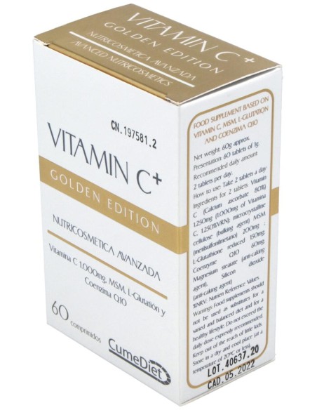 Cumediet Vitamina C+Golden 60Comp