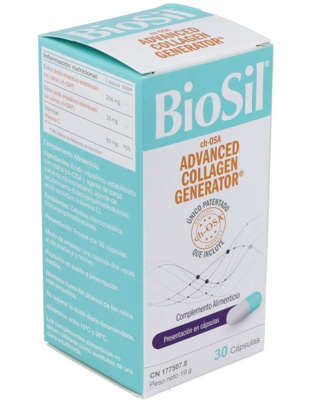 Biosil Generador De Colageno 30Cap.