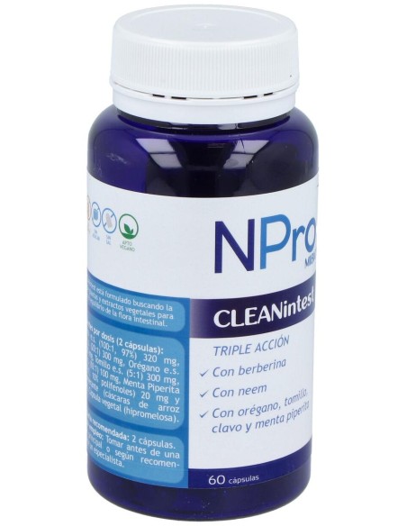 Npro Cleanintest 60Cap.