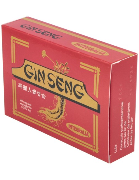 Integralia Ginseng Rojo Coreano 500Mg 60Caps