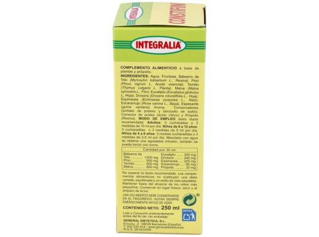 Integralia Constifin Jarabe 250 Ml