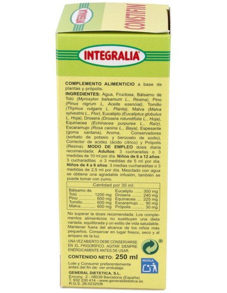 Integralia Constifin Jarabe 250 Ml