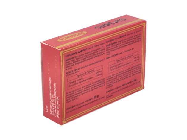 Integralia Ginseng Rojo Coreano 500Mg 60Caps