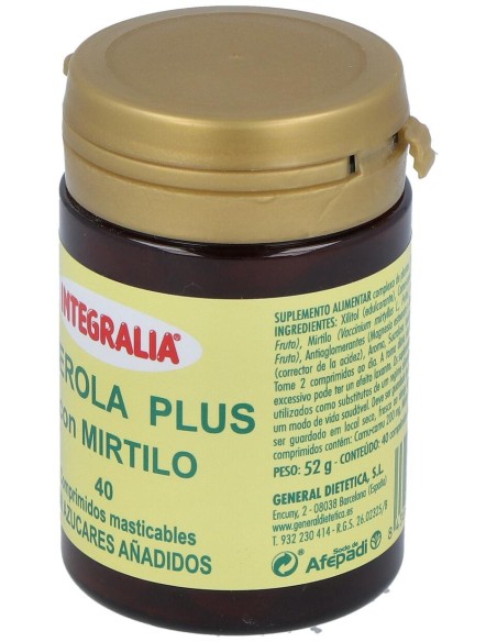 Integralia Acerola Plus Con Mirtilo 40Comp