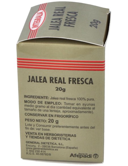 Jalea Real Fresca 20Gr. (Refrigeracion)