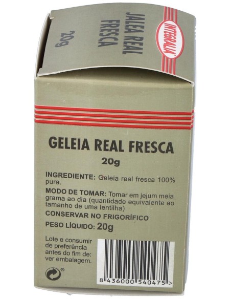Jalea Real Fresca 20Gr. (Refrigeracion)