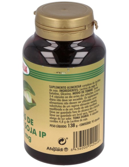 Integralia Lecitina Soja 1200M 90 Perlas