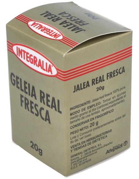 Jalea Real Fresca 20Gr. (Refrigeracion)