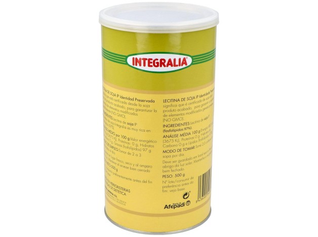 Integralia Lecitina De Soja Ip 500 G
