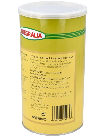 Integralia Lecitina De Soja Ip 500 G