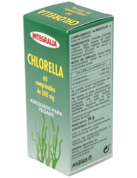 Integralia Chlorella 60 Comprimidos