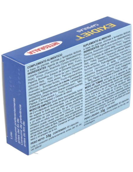 Integralia Exidiet Vientre Plano 60Caps