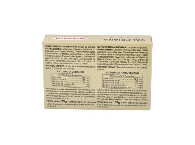 Integralia Valeriana Plus 60Cap