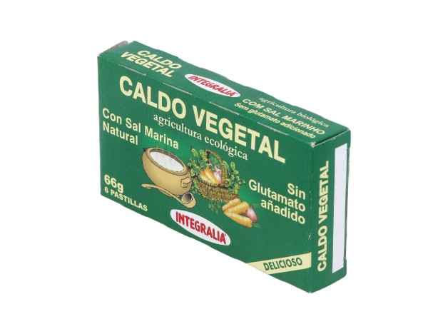 Caldo Vegetal Eco Con Sal Marina Natural 6Pastilla
