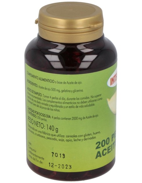 Aceite De Ajo 200Perlas