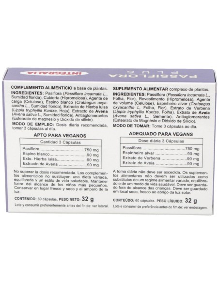 Integralia Pasiflora Plus 60Caps