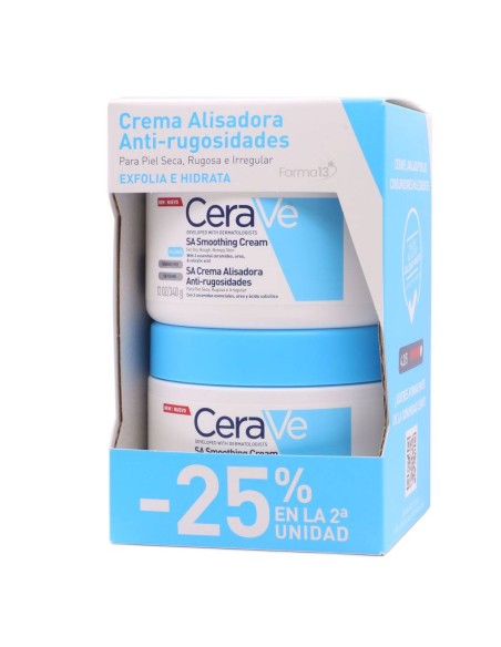 Cerave Crema Alisadora Anti-rugosidades Duplo 2 x 340 g