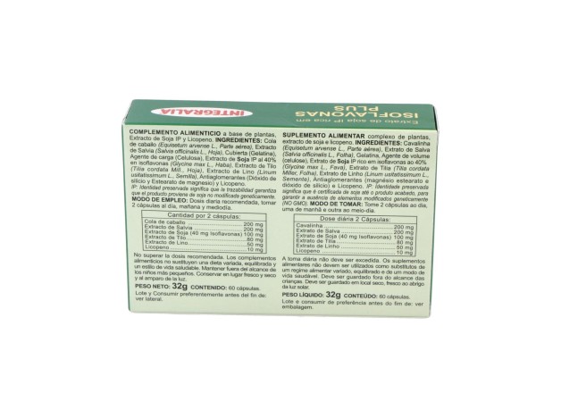 Integralia Isoflavonas Plus 60Caps