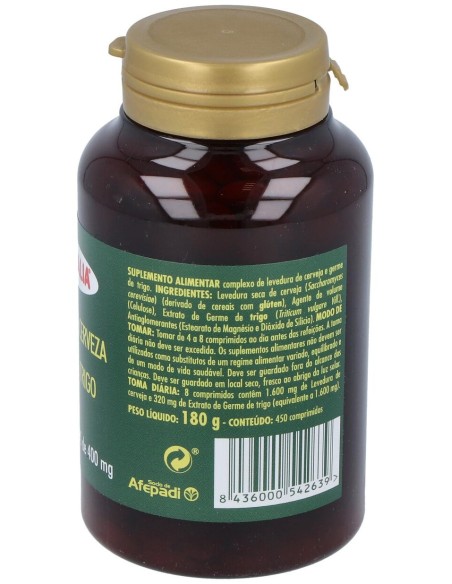 Integralia Levadura De Cerveza+Germen De Trigo 450Comp.