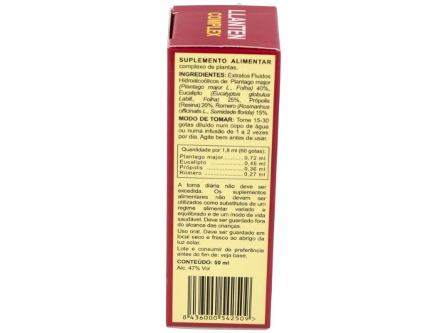 Integralia Ext. Llanten Comprimidoslex 50Ml