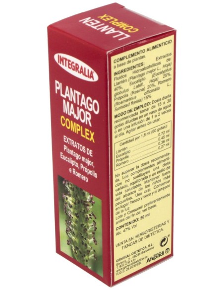 Integralia Ext. Llanten Comprimidoslex 50Ml