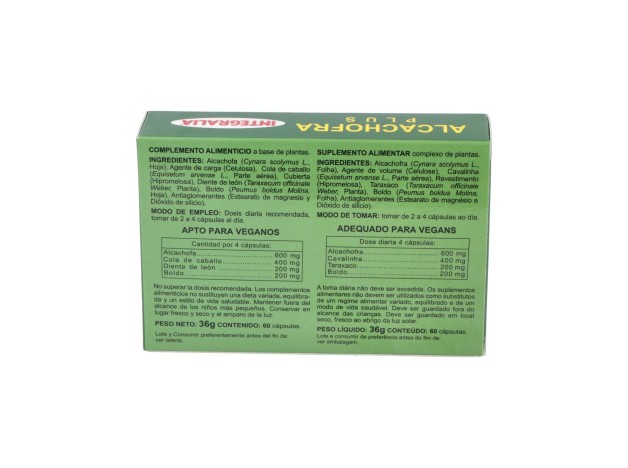 Integralia Alcachofa Plus 60Cap