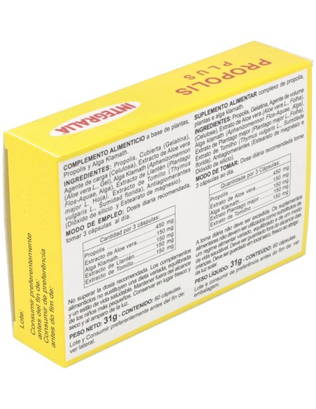 Integalia Propolis Plus 60Caps