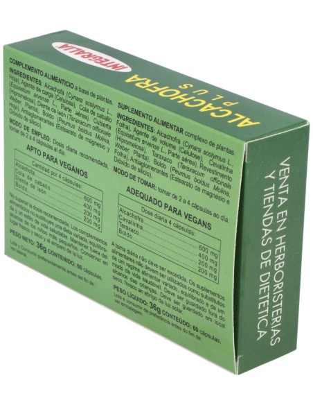Integralia Alcachofa Plus 60Cap