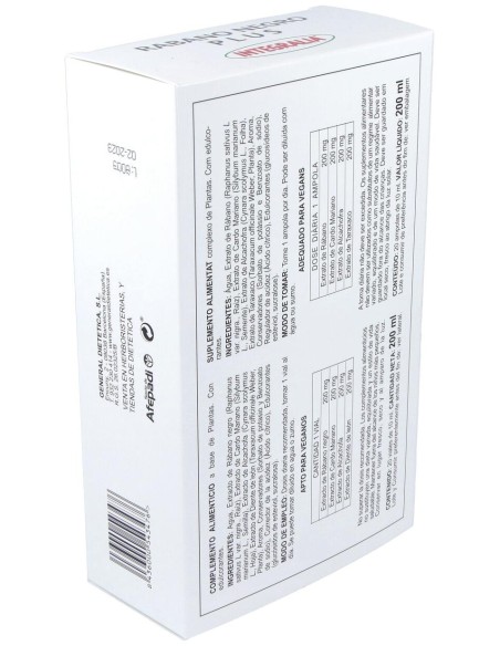 Integralia Rabano Negro Plus 20X10Ml