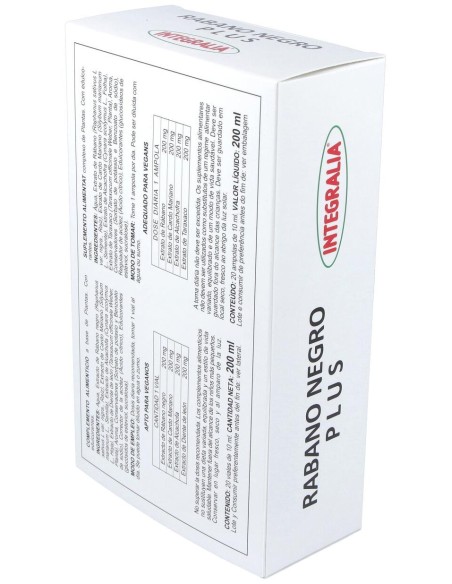 Integralia Rabano Negro Plus 20X10Ml